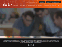 Tablet Screenshot of efoldering.com